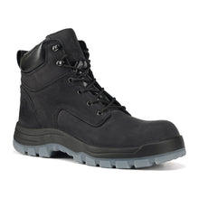Load image into Gallery viewer, WORKPOINT men's black 6-inch soft toe work boots, 80N01BK, three-quarter view