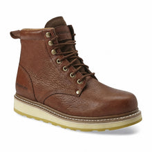 Load image into Gallery viewer, WORKPOINT men's brown 6-inch soft toe work boots, H84984, three-quarter view