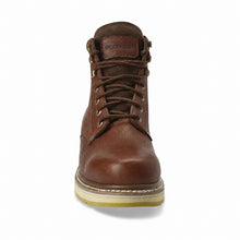 Load image into Gallery viewer, WORKPOINT H84984 men's brown 6-inch soft toe work boots, front view