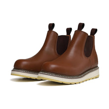 Load image into Gallery viewer, Workpoint H84985 men's brown soft toe Chelsea work boot, pair view