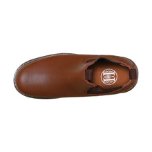 Load image into Gallery viewer, Workpoint H84985 men's brown soft toe Chelsea work boot, top view