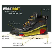 Load image into Gallery viewer, WORKPOINT HVB304 men's soft toe footwear, product image 6