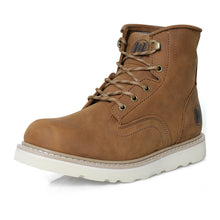 Load image into Gallery viewer, Workpoint HVB805 men's brown 6-inch soft toe work boots, three-quarter view