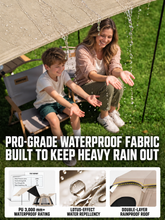 Load image into Gallery viewer, WORKPOINT Family Camping Tent with Extended Awnings, Spacious Panoramic Screen Room, Blackout Shade & Waterproof Double-Layer Roof