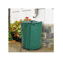Load image into Gallery viewer, 26 Gallon (100 L) Collapsible Rain Barrel, Portable Water Storage Tank, Rainwater Collection System Downspout, Water Catcher Container with Filter Spigot Overflow Kit