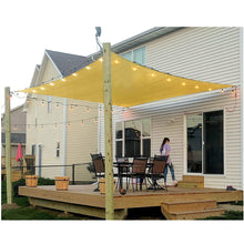 Load image into Gallery viewer, 8'x'10 Rectangle Patio Sun Shade Sail (Sand Color)