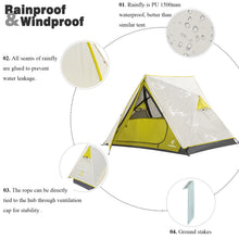 Load image into Gallery viewer, WORKPOINT Camping Tent, Quick Installation&Folding, FOR 2 Person