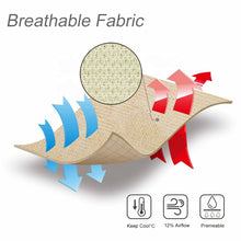 Load image into Gallery viewer, 8'x'10 Rectangle Patio Sun Shade Sail (Sand Color)