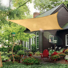 Load image into Gallery viewer, 8'x'10 Rectangle Patio Sun Shade Sail (Sand Color)