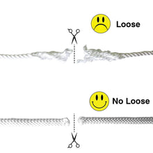 Load image into Gallery viewer, Sun Shade Sail 100% Polyester Braided White Long Rope 1/4 Inch 50 Feet