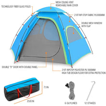 Load image into Gallery viewer, WORKPOINT Camping Tent Family Durable Waterproof Easy Setup For Two Person