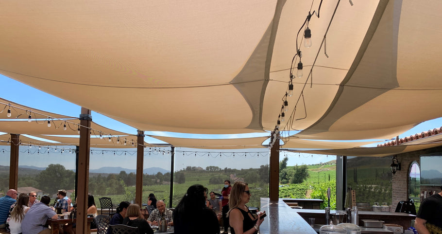 How to Make a Temporary Sun Shade for a Patio