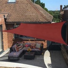 Charger l&#39;image dans la galerie, 18&#39;x&#39;16&#39; Rectangle Patio Sun Shade Sail（Red Color）
