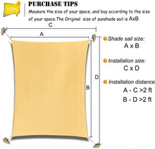 Charger l&#39;image dans la galerie, 18&#39;x&#39;14&#39; Rectangle Patio Sun Shade Sail（Sand Color）

