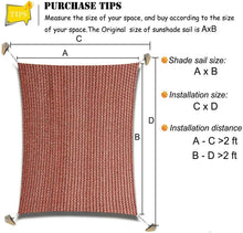 Load image into Gallery viewer, 18&#39;x&#39;14&#39; Rectangle Patio Sun Shade Sail（Red Color）
