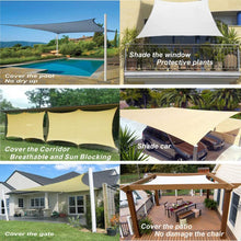 Charger l&#39;image dans la galerie, 18&#39;x&#39;14&#39; Rectangle Patio Sun Shade Sail（Sand Color）
