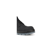 Load image into Gallery viewer, Workpoint 80N01BK men's black 6-inch soft toe work boots, toe detail
