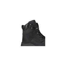 Load image into Gallery viewer, Workpoint 80N01BK men's black 6-inch soft toe work boots, upper detail
