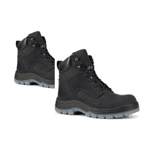 Load image into Gallery viewer, Workpoint 80N01BK men's black 6-inch soft toe work boots, pair view
