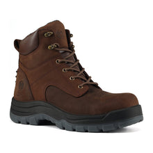 Load image into Gallery viewer, Workpoint 80N01BN men's brown 6-inch soft toe work boots, side view
