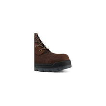 Load image into Gallery viewer, Workpoint 80N01BN men's brown 6-inch soft toe work boots, toe detail
