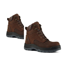 Load image into Gallery viewer, Workpoint 80N01BN men's brown 6-inch soft toe work boots, pair view
