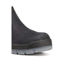 Load image into Gallery viewer, Workpoint 80N04 men's black 6-inch soft toe Chelsea work boots, toe detail
