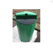 Load image into Gallery viewer, 26 Gallon (100 L) Collapsible Rain Barrel, Portable Water Storage Tank, Rainwater Collection System Downspout, Water Catcher Container with Filter Spigot Overflow Kit
