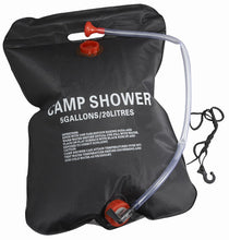 Load image into Gallery viewer, Camp Shower Bag, 20L Black Portable shower
