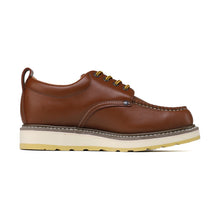 Load image into Gallery viewer, Workpoint H82994 men's brown soft toe work shoe, opposite side view
