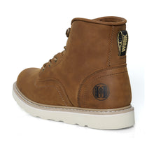 Load image into Gallery viewer, Workpoint HVB805 men's brown 6-inch soft toe work boots, side view
