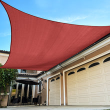 Load image into Gallery viewer, 18&#39;x&#39;14&#39; Rectangle Patio Sun Shade Sail（Red Color）
