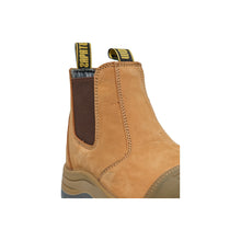 Load image into Gallery viewer, Workpoint TAN802 men's wheat 6-inch soft toe Chelsea work boots, elastic gore detail
