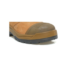 Load image into Gallery viewer, Workpoint TAN802 men's wheat 6-inch soft toe Chelsea work boots, outsole edge detail
