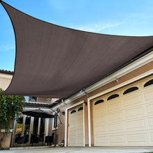 Charger l&#39;image dans la galerie, 16&#39;x26&#39; Rectangle Patio Sun Shade Sail（Brown Color）
