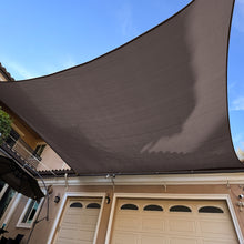 Charger l&#39;image dans la galerie, 16&#39;x26&#39; Rectangle Patio Sun Shade Sail（Brown Color）
