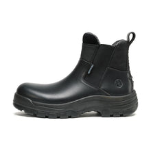 Load image into Gallery viewer, Workpoint 80M02 men's black 6-inch soft toe Chelsea work boots, side view
