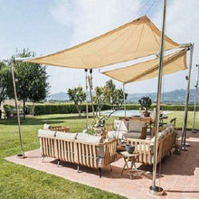 Charger l&#39;image dans la galerie, 20&#39;x&#39;26&#39; Rectangle Patio Sun Shade Sail（Sand Color）
