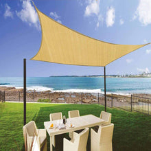 Charger l&#39;image dans la galerie, 20&#39;x&#39;20&#39; Rectangle Patio Sun Shade Sail（Sand Color）
