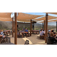 Charger l&#39;image dans la galerie, 18&#39;x20&#39; Rectangle Patio Sun Shade Sail（Sand Color）

