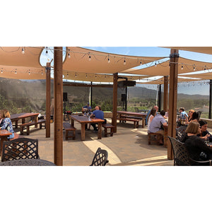 18'x20' Rectangle Patio Sun Shade Sail（Sand Color）