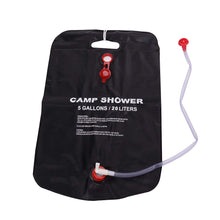 Load image into Gallery viewer, Shower bag, 5 gallons/20L Solar Heating Camping Shower Bag Temperature Indicator For 500pcs
