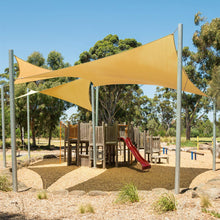 Charger l&#39;image dans la galerie, 6&#39;x8&#39; Rectangle Patio Sun Shade Sail (Sand Color)

