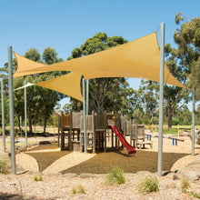 Load image into Gallery viewer, 10&#39;x&#39;10&#39; Rectangle Patio Sun Shade Sail（Sand Color）
