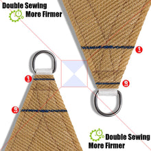 Charger l&#39;image dans la galerie, 18&#39;x&#39;24&#39; Rectangle Patio Sun Shade Sail（Sand Color）
