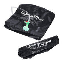 Load image into Gallery viewer, Camp Shower Bag, 10gallons/40L Black Portable shower For 500pcs
